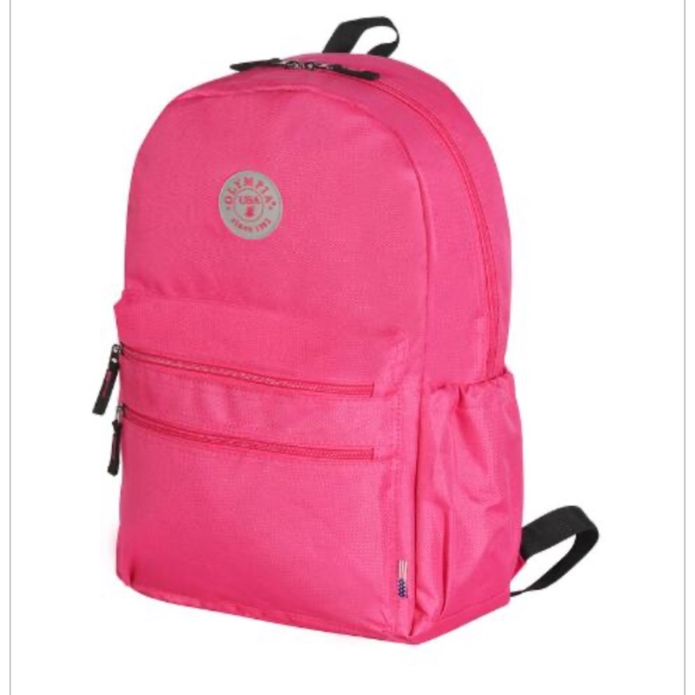 NEW Olympia 18” Laptop Travel Outdoors School Backpack - Pink